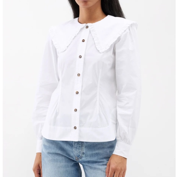 Ganni Tops - Ganni poplin shirt